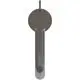 Wascharmatur von Ideal Standard in Magnetic Grey. Einhebelgriff mit abgerundetem Kopf und länglichem Griff für die Bedienung.